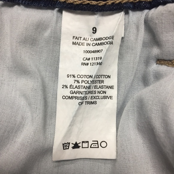 Garage High Waisted Denim Shorts - Picture 4 of 4